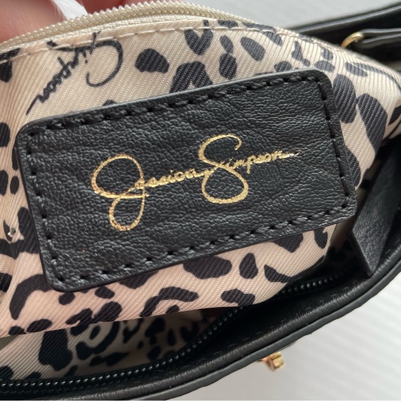 Jessica Simpson Black and Gold Mini Handbag - Picture 7 of 7